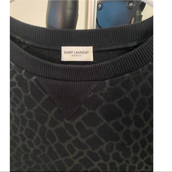 Saint Laurent  unisex CREWNECK SWEATSHIRT - Picture 4 of 6